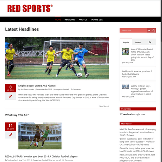 A complete backup of redsports.sg