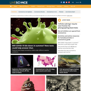 Live Science- The Most Interesting Articles, Mysteries & Discoveries