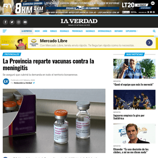 A complete backup of laverdadonline.com/la-provincia-reparte-vacunas-contra-la-meningitis/