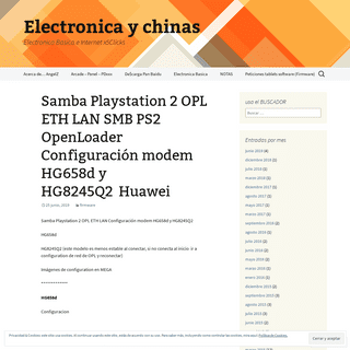 A complete backup of electroniaychinas.wordpress.com