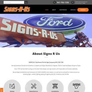 Sign company in Florida - Design, Install & Repair Signs - Sign-R-US