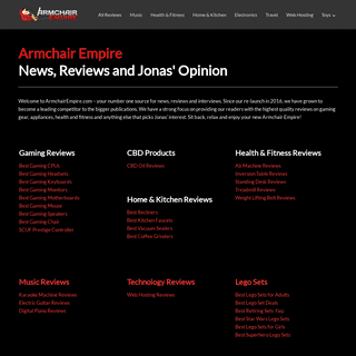 Consumer News And Reviews 2020 - Armchair Empire