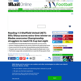 A complete backup of www.dailymail.co.uk/sport/football/article-8071493/Reading-1-2-Sheffield-United-AET-Sharp-scores-extra-time