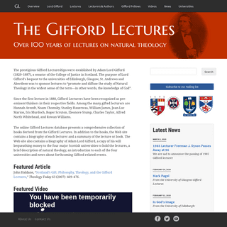 A complete backup of giffordlectures.org