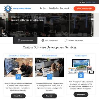 Custom Software Development Services - Nexus Software Development Company