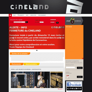 A complete backup of cineland.fr