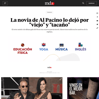 A complete backup of www.mdzol.com/mdz-show/2020/2/19/la-novia-de-al-pacino-lo-dejo-por-viejo-tacano-64203.html