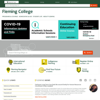A complete backup of flemingcollege.ca