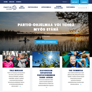 A complete backup of partio.fi