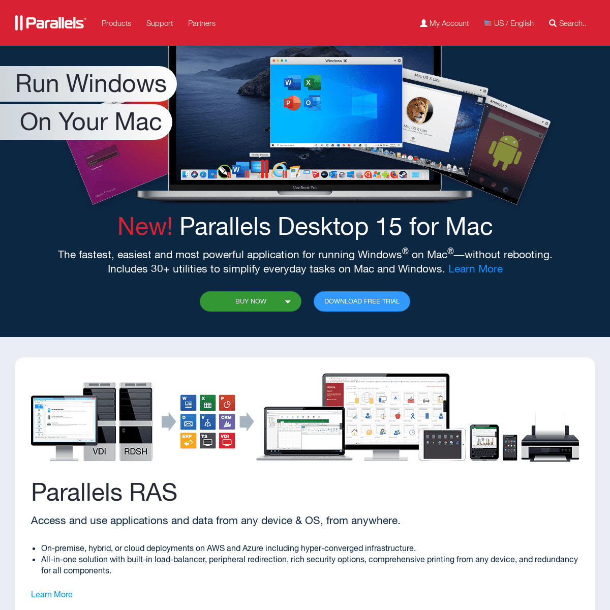 A complete backup of parallels.com
