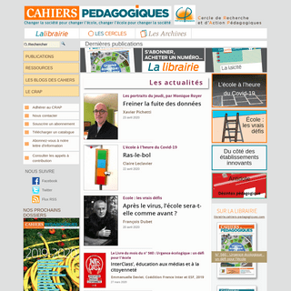A complete backup of cahiers-pedagogiques.com