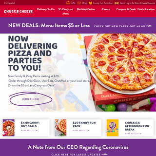 A complete backup of chuckecheese.com