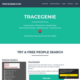 A complete backup of tracegenie.com