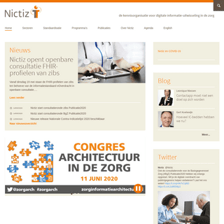 A complete backup of nictiz.nl