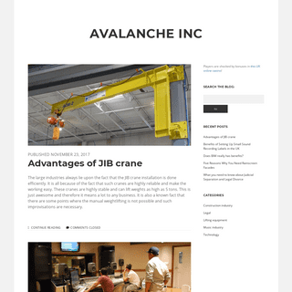 A complete backup of avalancheinc.co.uk