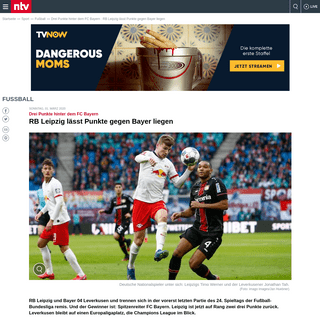 Drei Punkte hinter dem FC Bayern- RB Leipzig lÃ¤sst Punkte gegen Bayer liegen - n-tv.de