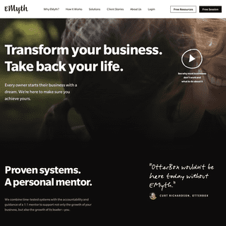 Business Coaching - EMyth - Transform Your Business