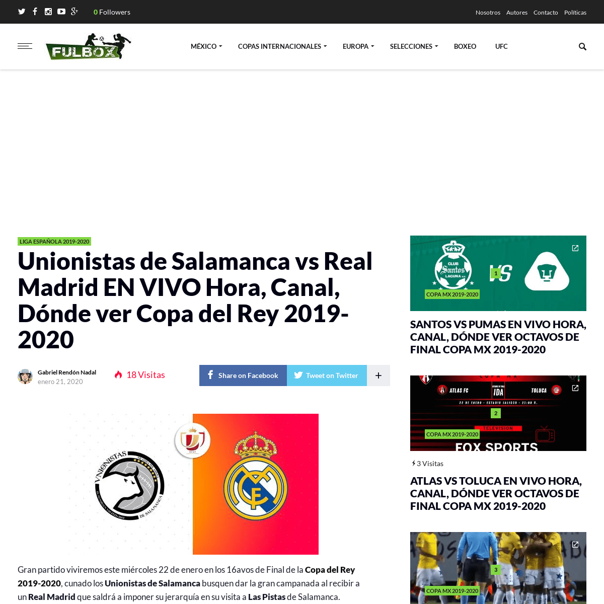 A complete backup of fulbox.com/2020/01/21/unionistas-de-salamanca-vs-real-madrid-en-vivo-hora-canal-donde-ver-copa-del-rey-2019