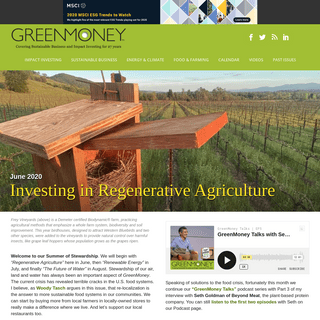 A complete backup of greenmoneyjournal.com