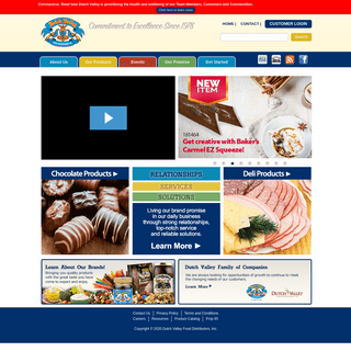 A complete backup of dutchvalleyfoods.com