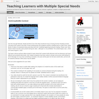 Teaching Learners with Multiple Special Needs