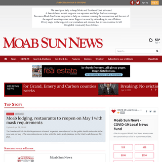 A complete backup of moabsunnews.com