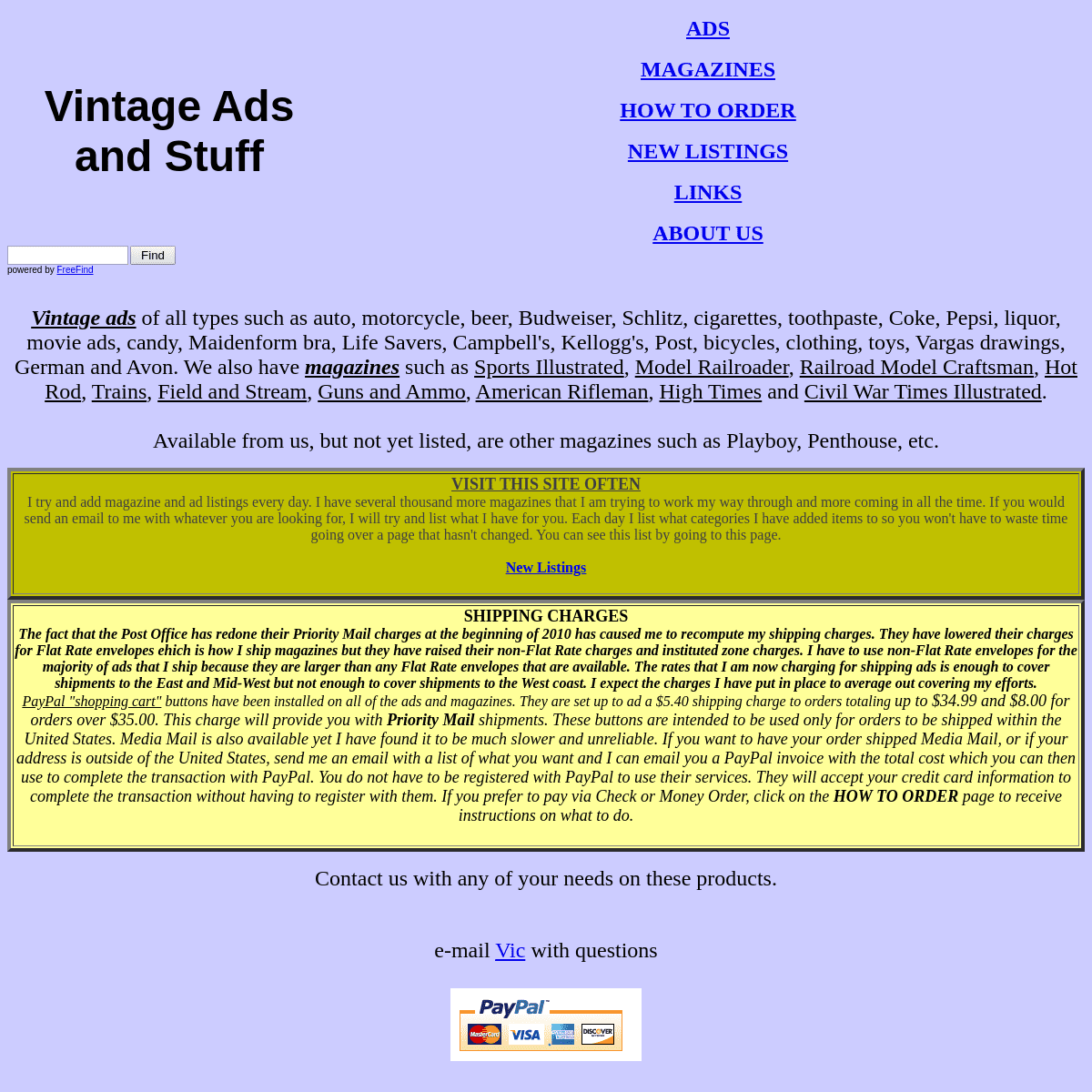 A complete backup of vintageadsandstuff.com