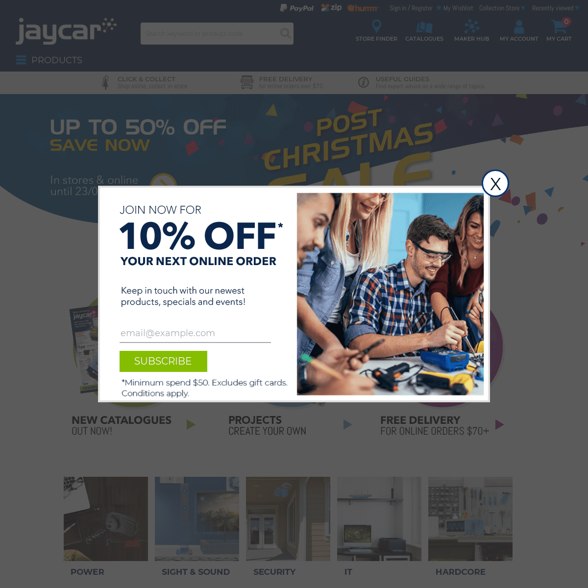A complete backup of jaycar.com.au