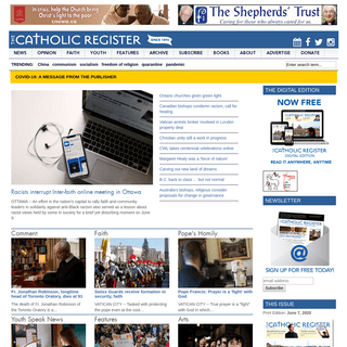 A complete backup of catholicregister.org