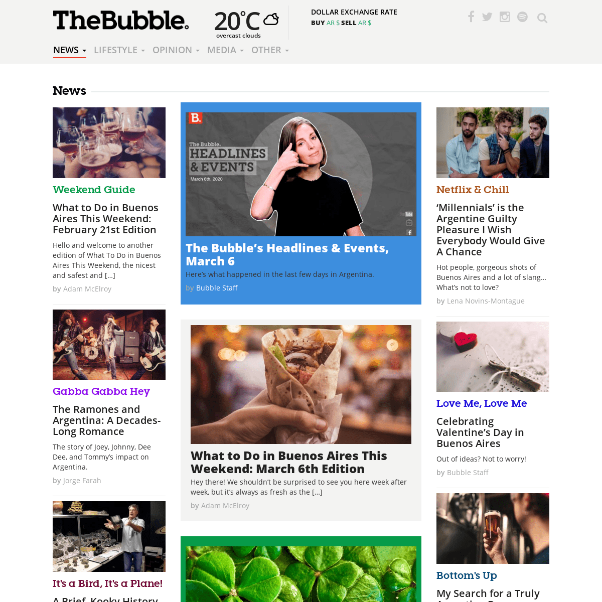 A complete backup of thebubble.com