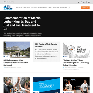 ADL- Fighting Anti-Semitism and Hate