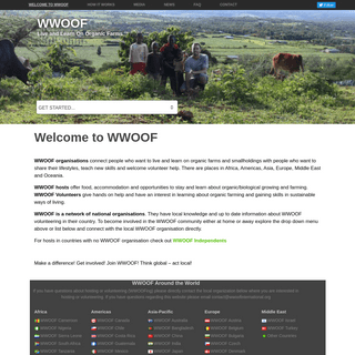 WWOOF - Live and Learn On Organic Farms