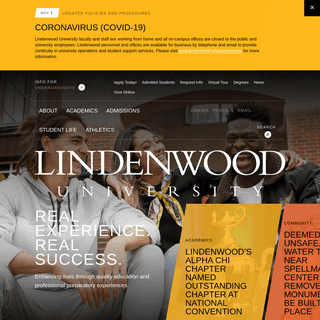 A complete backup of lindenwood.edu