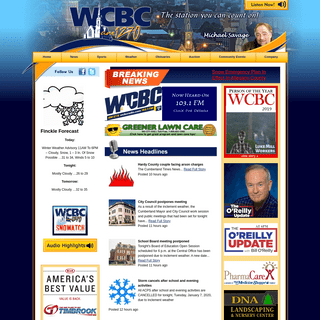 A complete backup of wcbcradio.com