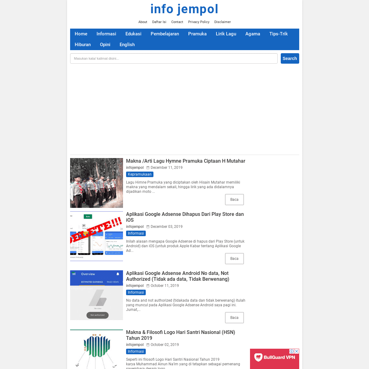 A complete backup of infojempol.com