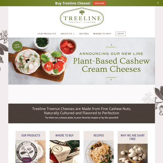 Vegan Cheese - Dairy Free Cheeses Made from Cashews - Treeline Treenut Cheese is a Cultured Nut Product