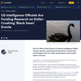 A complete backup of www.coindesk.com/us-intelligence-officials-are-funding-research-on-dollar-crushing-black-swan-events