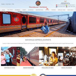 A complete backup of maharajas-express-india.com