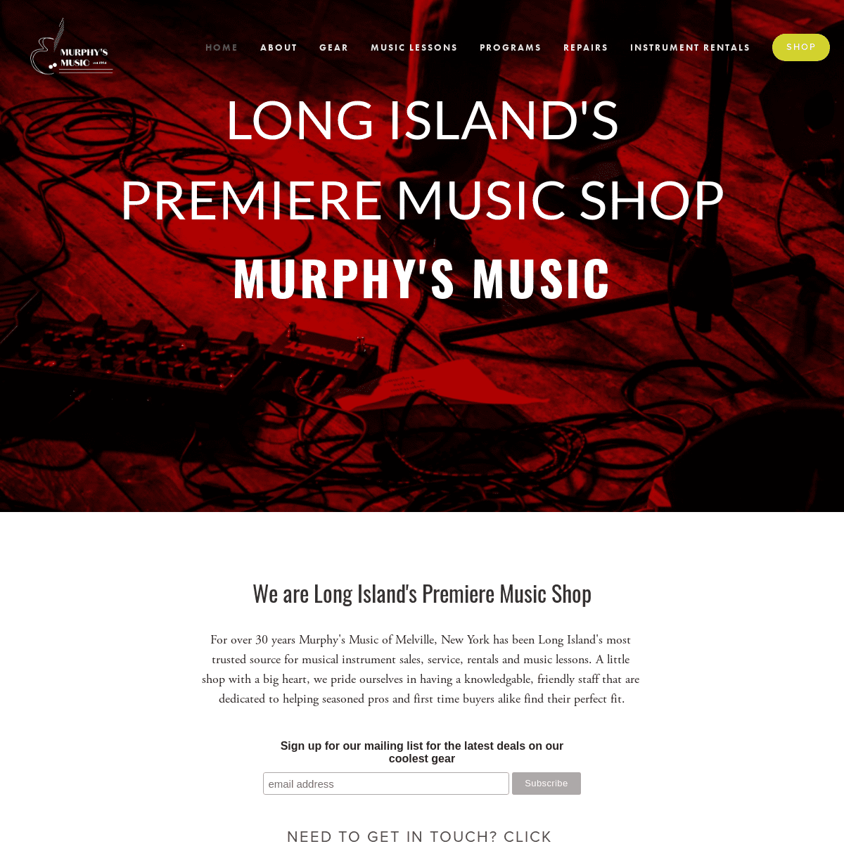A complete backup of murphysmusicshop.com