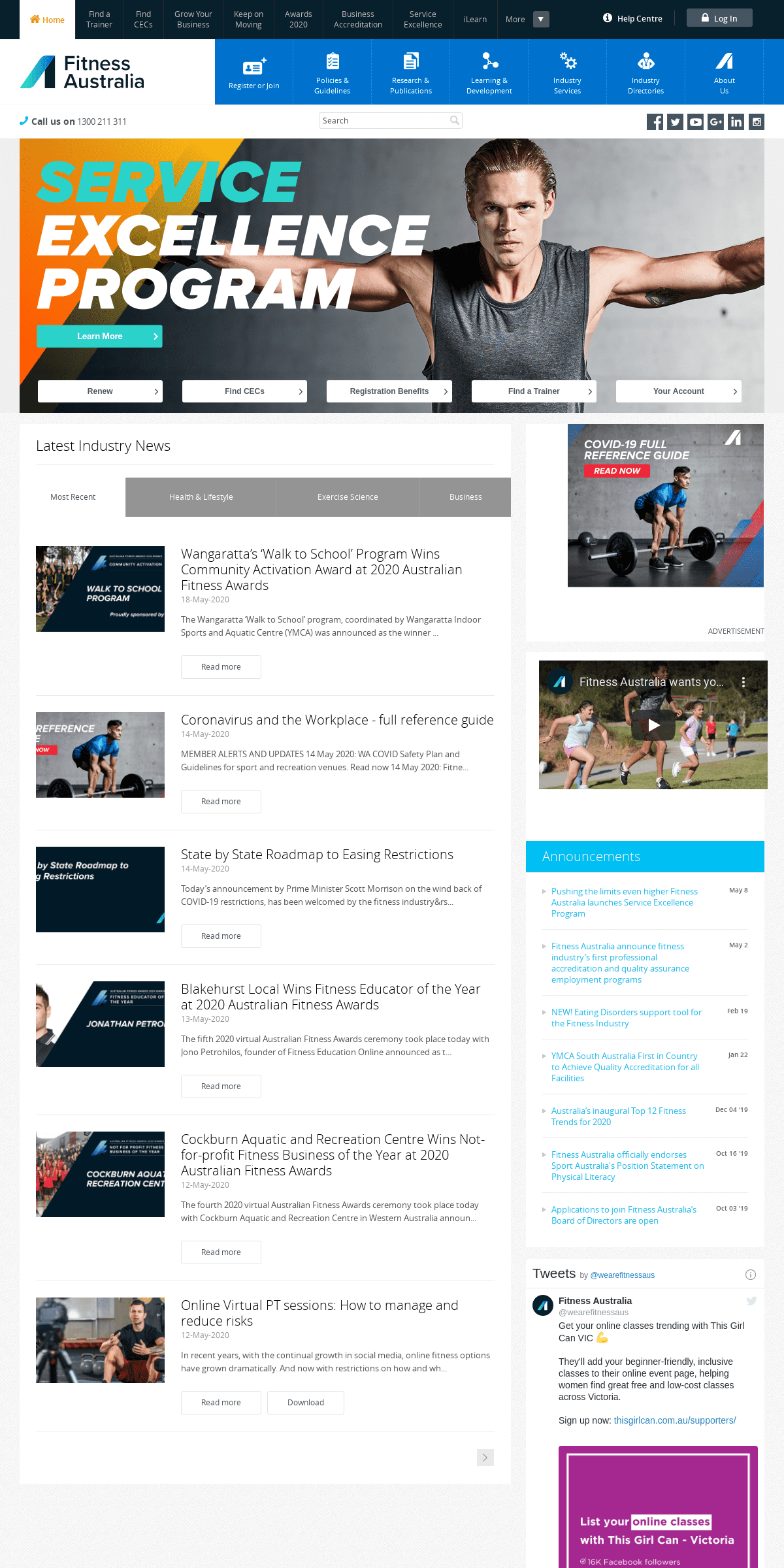 A complete backup of fitness.org.au