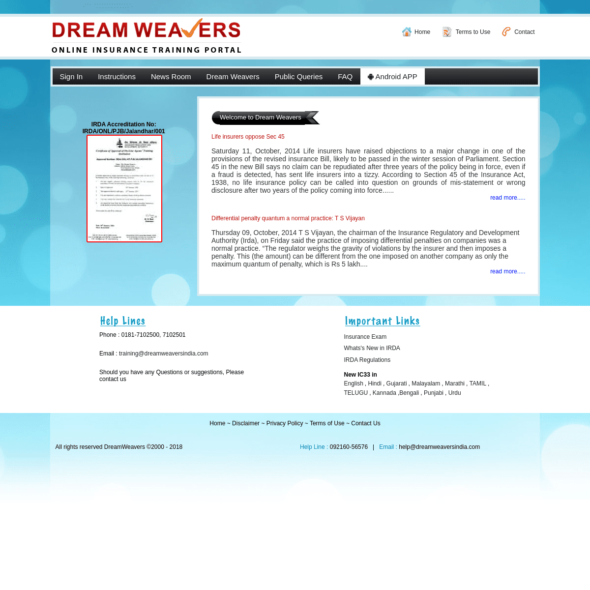 A complete backup of dreamweaversindia.com