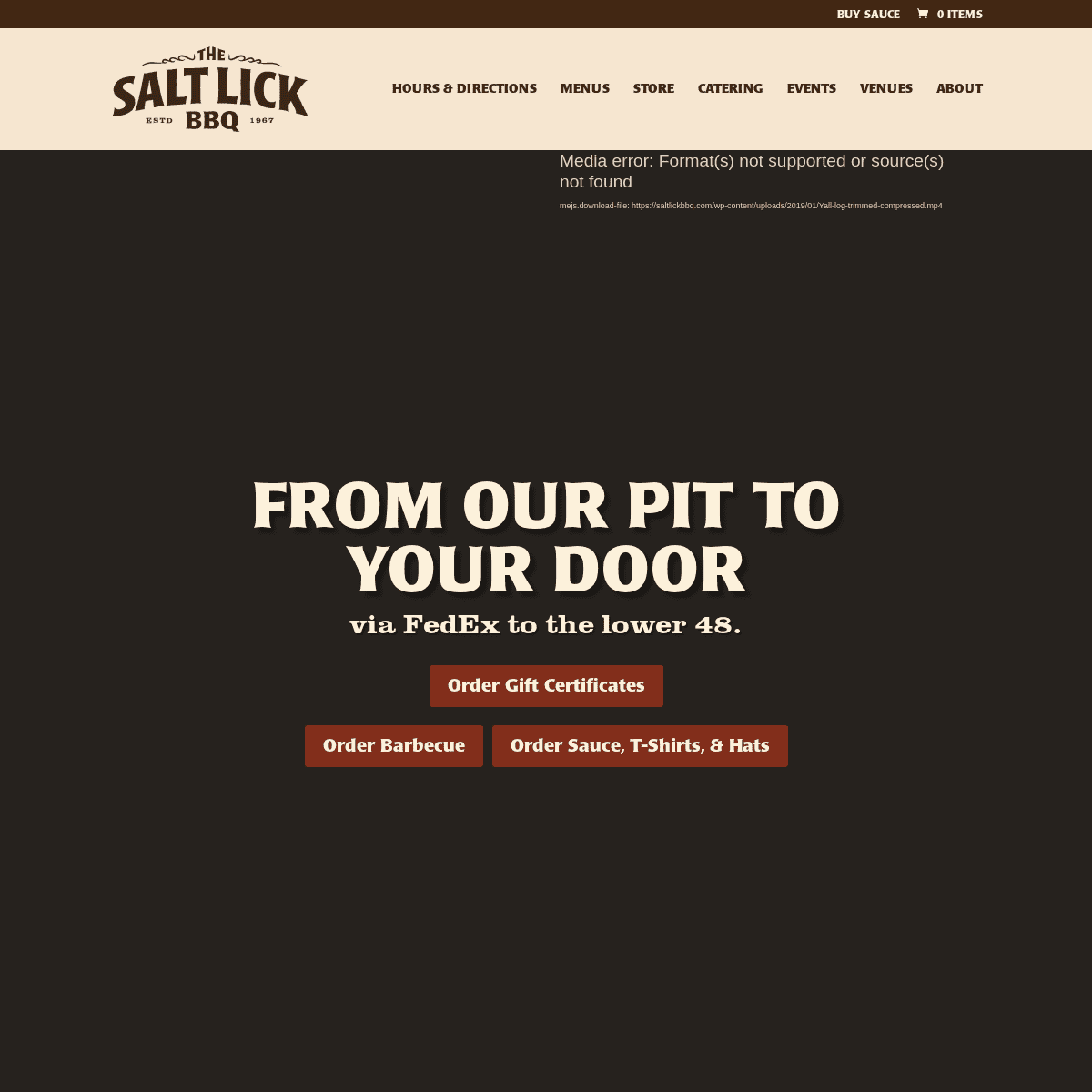 A complete backup of saltlickbbq.com