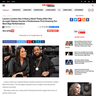 A complete backup of celebrityinsider.org/lauren-london-has-a-heavy-heart-today-after-she-accepts-nipsey-hussles-posthumous-firs