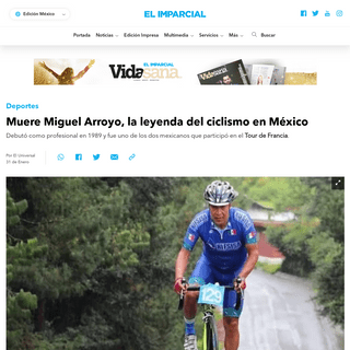 Muere Miguel Arroyo, la leyenda del ciclismo en MÃ©xico - ELIMPARCIAL.COM