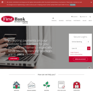 A complete backup of firstbank.com