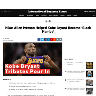 A complete backup of www.ibtimes.com/nba-allen-iverson-helped-kobe-bryant-become-black-mamba-2910129