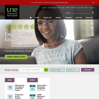 A complete backup of une.edu.au
