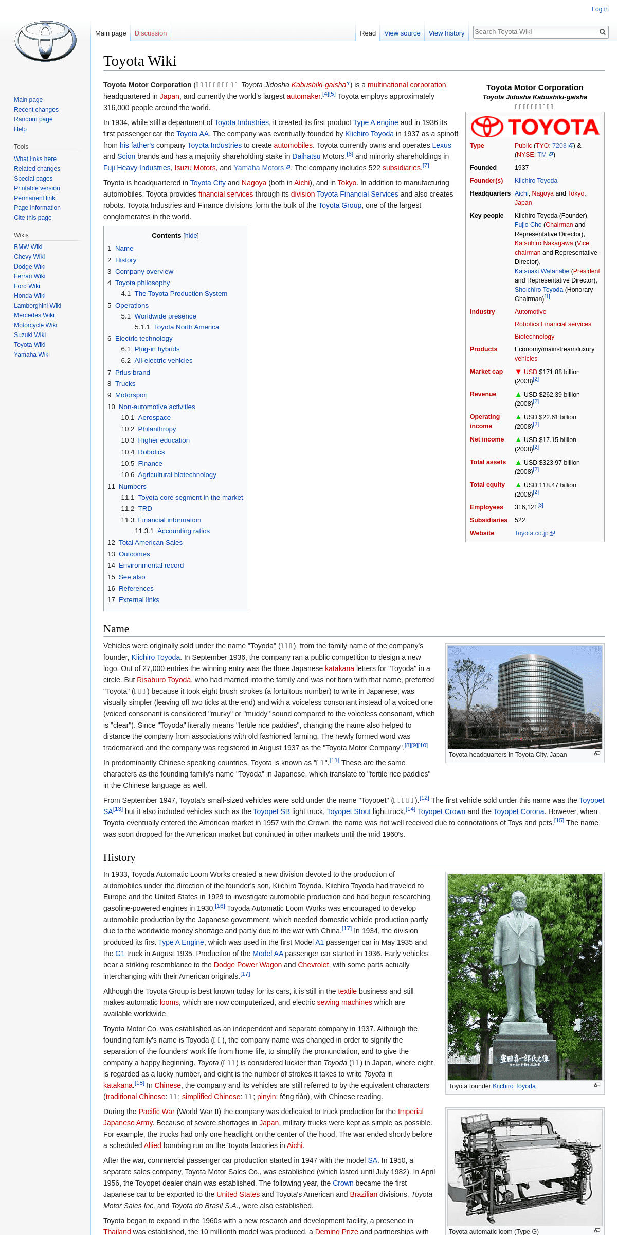 A complete backup of toyota-wiki.com