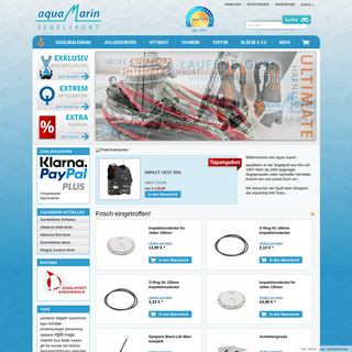 Aquashop Kiel - Der Onlineshop von Aquamarin Segelsport