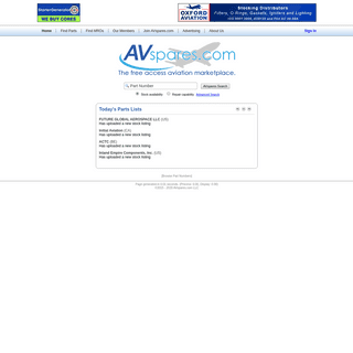 AVspares.com LLC - The free access aviation marketplace